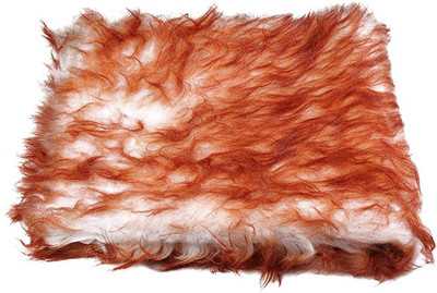 

Vardhman Fur Cloth Double Shade Brown Long Hair, Size 38" x 34" , 9 Cms Hair Length Used For Dresses, Soft Toys Making, Jackets Etc