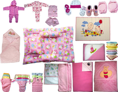 

Xchildhood Newborn Baby Care All Products Combo Set .(Multicolor)