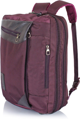 

Suntop Dexter 3 Way Shoulder/Hand Bag 16.0 L Laptop Backpack(Maroon), Wine