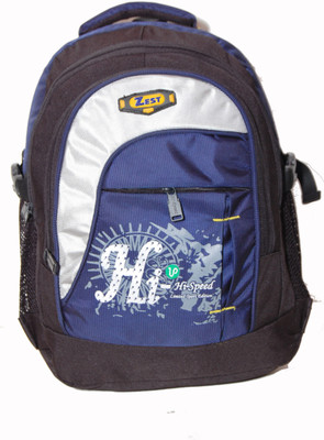 ZEST Printed Designe Waterproof School Bag(Blue, 20 L)