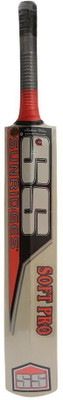 

SS Soft Pro II Kashmir Willow Cricket Bat(Short Handle, 700-1200 g)