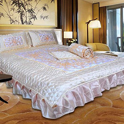 

El Sandalo Satin Bedding Set(Cream)