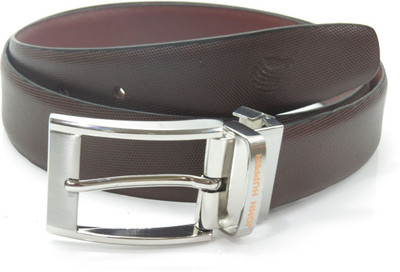 

John Hupper Men Formal Brown Genuine Leather Belt
