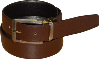 

Kan Girls Party Black, Brown Genuine Leather Reversible Belt