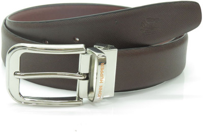 

John Hupper Men Formal Brown Genuine Leather Belt