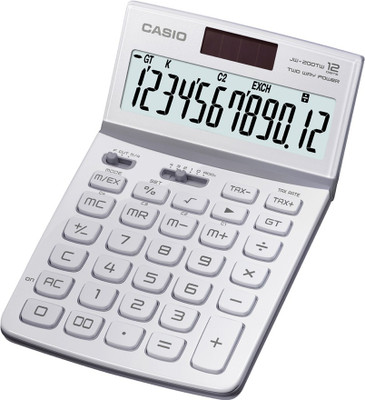 

Casio JW-200TW-WE Desktop - STD Basic Calculator(12 Digit), White