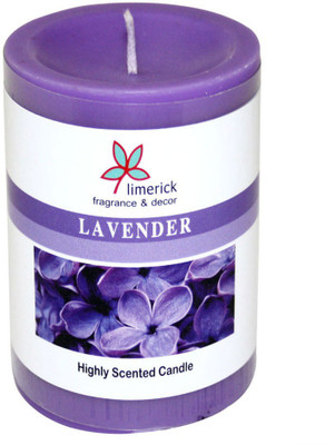 

Limerick Home 3X6 Piller Candle Candle(Purple, Pack of 1)