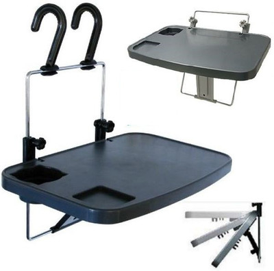 

CheckSums 11082 Multipurpose Car Laptop & Food Meal Tray - Black Cup Holder Car Tray Table