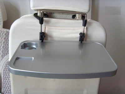

CheckSums 11080 Multipurpose Car Laptop & Food Meal Tray - Silver Cup Holder Car Tray Table