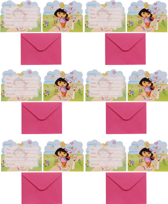 

Funcart Invitation Card(Multicolor, Pack of 6)