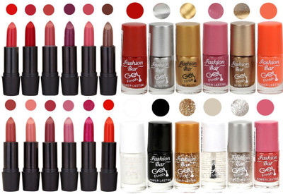 

Rythmx Girls Selection Makeup Set 12 Lipstick 12 Nail Paint(Set of 24)