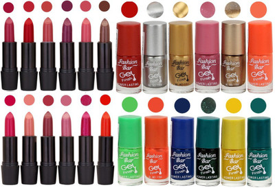 

Rythmx Girls Selection Makeup Set 12 Lipstick 12 Nail Paint(Set of 24)
