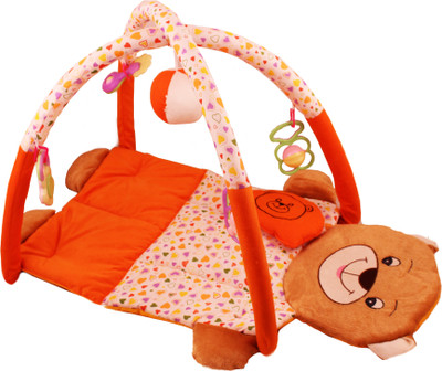 Tabby Toys Teddy Bear Foldable Activity Musical Play Gym For Baby(Multicolor) available at flipkart for Rs.999