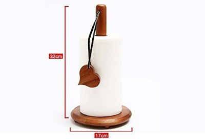 

Craftspoint 1 Compartments Wood Tissue holder(Brown)