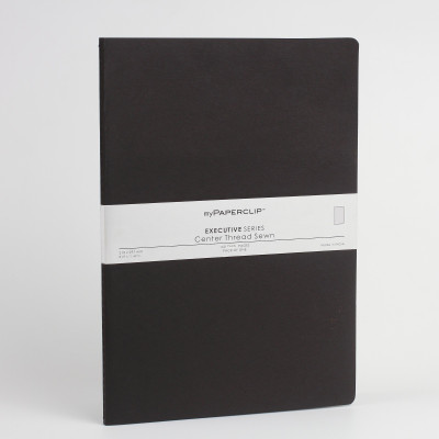 

Mypaperclip A4 Notebook(160 Plain Pages Executive Series, Black)