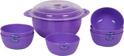 

Rich Craft International Full Time 8 pcs Serving set Microfibre Bowl Set(Purple, Pack of 8)