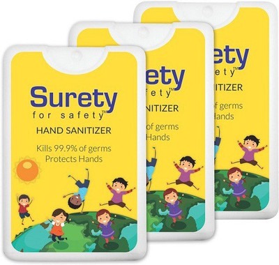

Surety for Safety Lemon (20ml) (Pack of 3)(60 ml, Bottle, Pack of 3)