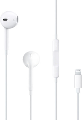 

FKU EarPods with Lightning Connector Wired Headset with Mic(White, Over the Ear)