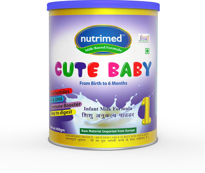 Nutrimed Cute Baby Stage 1- Infant Milk Formula(400 g, Upto 6 Months)