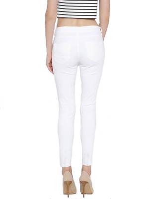 Fuego Slim Women's White Jeans