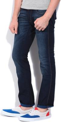 Wrangler Slim Men's Dark Blue Jeans
