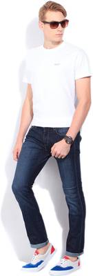 Wrangler Slim Men's Dark Blue Jeans