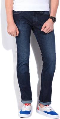 Wrangler Slim Men's Dark Blue Jeans