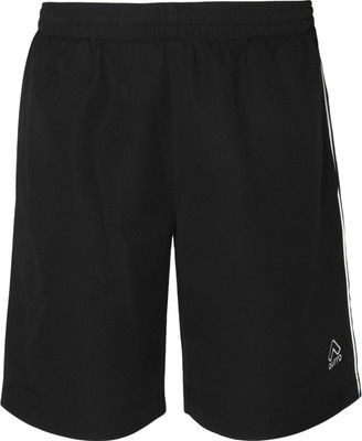 

Aurro Short For Boys Sports Solid Polyester(Black, Pack of 1