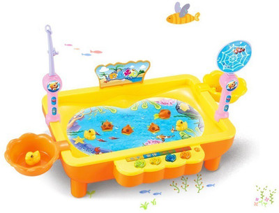 

Toys Bhoomi 2 in 1 Colorful Magnetic Fishing Game Toy with the Music & Light for Kids Boys and Girls - Learn to Fish (MIXED COLOR)(Multicolor)