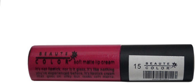 

One Personal Care Claire Inspired | Soft Matte Lip Cream | Pout Color 15(Pink Violet)