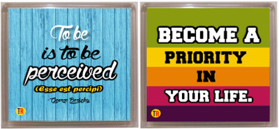 

Thoughtroad PERCEIVED PRIORITY Fridge Magnet Pack of 2