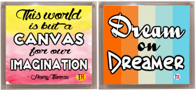 

Thoughtroad IMAGINATION DREAMER Fridge Magnet Pack of 2