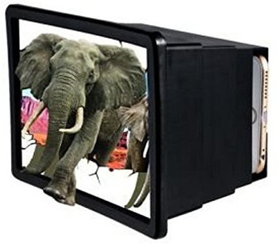 

CheckSums 11765 3D F2 Screen & Video Box Magnifier & Enlarger for all Mobile Phones- Black Mobile Holder