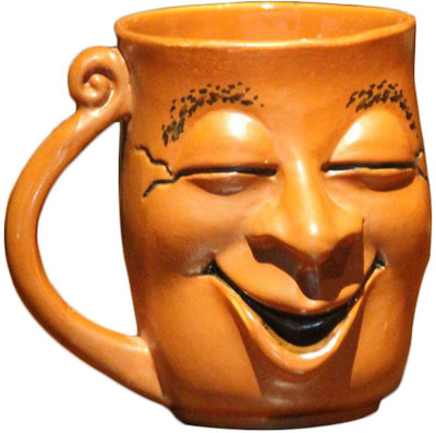 

Weird Wolf Joy Ceramic Mug(350 ml), Brown