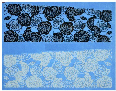 

Azzuro Water Transfer Nail Art Decals Sticker(Floral lace)