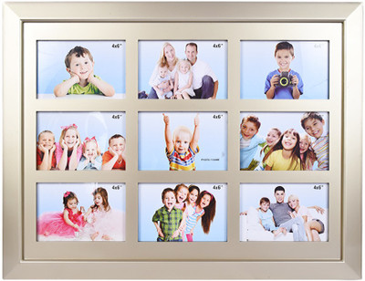 

Shree Shyam Crafts Generic Photo Frame(Gold, 9 Photos)