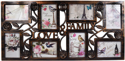 

Shree Shyam Crafts Generic Photo Frame(Grey, 8 Photos)