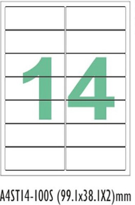

Desmat A4 sheet 14 label and sticker Self-adhesive Paper Label(White)