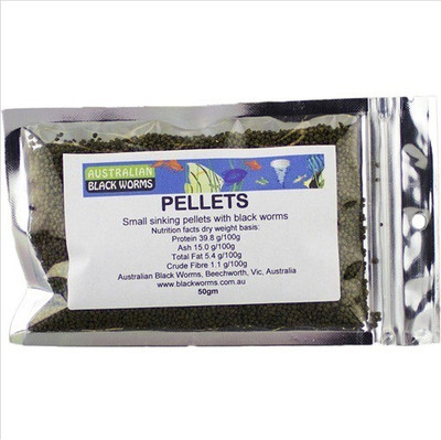 

Australian Black Worms Australian Blackworms Mealworm 86 g Dry Fish Food