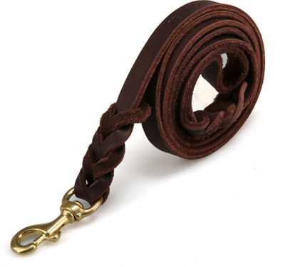 

Skora leather dog Leash 200 cm Dog Strap Leash(Brown)