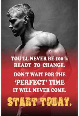 

GYM Poster An Inspirational and motivational poster collection for home and office. Paper Print(23 inch X 18 inch, Rolled)