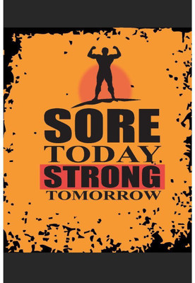

GYM Poster An Inspirational and motivational poster collection for home and office. Paper Print(23 inch X 18 inch, Rolled)
