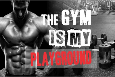 

GYM Poster An Inspirational and motivational poster collection for home and office. Paper Print(23 inch X 18 inch, Rolled)