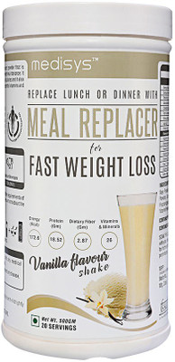 

Medisys Nutritious Meal Replacer Nutrition Drink(500 g, Vanilla Flavored)