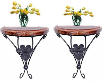

Craftspoint Wooden, Iron Wall Shelf(Number of Shelves - 2)