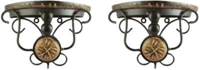 

Craftspoint Wooden, Iron Wall Shelf(Number of Shelves - 2)