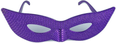 Funcart Purple eye mask party glasses