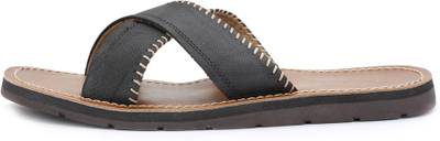 ALDO Men Black Leather Sports Sandals