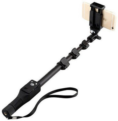 A CONNECT Z Bluetooth Selfie Stick(Black, Remote Included)