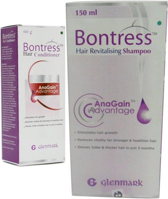 

Glenmark Bontress Hair Revitalising Shampoo (150 ml) and Conditioner (60 g) combo(210 ml)